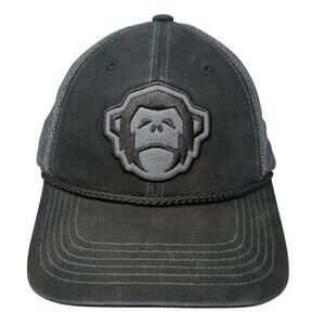 Howter Bros. Trucker Cap Black One Size Adjustable Embroidered Mesh Back Rope